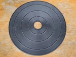 Rare Used Thorens Td 124 Mk Ii / 224 135 & 121 Rubber Mat. Fixed Price $49.99.