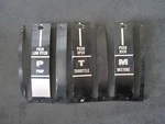 Baron Beechcraft Engine Console Plate, P/n 96-324037-1. Fixed Price $50.00.