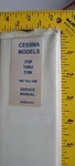 Cessna 310F Thru 310K Service Manual 1961 To 1966 Vintage Aircraft Aviation Usa. Fixed Price $49.50.