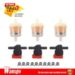 3KIT 1/4" Line Fuel Gas Filter Shut Cut Off Valve Clamp Lawn Mower Parts. Fixed Price $6.82.