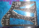 Lear 23, 24, 24B American Aeronautics P/n PLR23-24.8 Plotter Weight & Balance. Fixed Price $39.92.
