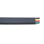 100' 4/3 Submersible Cable With Ground Flat Jacket Well Pump Wire Black 600V. Fixed Price $750.00.