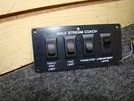 Used Rv/motorhome Gulfstream Coach 4 Switch Panel. Fixed Price $85.00.