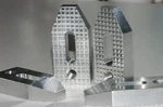 Square Diamond Rough Cut ! 1/4 20 Aluminum Clamp Set Of Four No Hardware.. Fixed Price $25.95.