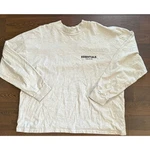 Fear Of God Essentials Mens Long Sleeve Shirt Light Oatmeal Size Xxl. Fixed Price $99.99.