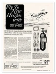 Print Fly New Heights Sky-ox Aircraft Oxygen Vintage 1966 Advertisement. Fixed Price $7.28.