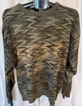 Vintage Tsa Usa Men's Long Sleeve Crew Neck Sweater Earth Tones. Fixed Price $24.95.