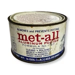Vintage Met-all Aluminum Polish Can Formula 1187 Mid-century 16 Oz Usa. Fixed Price $19.78.