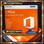 Microsoft Office 2016 Pro Plus New Sealed Genuine Key Physical Dvd Fast Ship. Fixed Price $59.99.