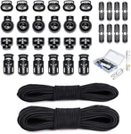 42 Pcs Cord Locks Spring Toggle Stopper Zipper Pull Fastener Buttons.... Fixed Price $19.89.