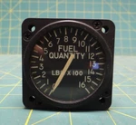 Honeywell Aircraft Fuel Gage Indicator (0-1600 Lbs) P/n JG7020A72. Fixed Price $1400.00.