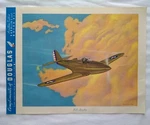 Vintage Douglas Aviation Tested Gasoline Bell Airacobra Wwii Airplane Art Print. Fixed Price $19.99.