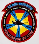Hughes Aviation Team Stickers Follow-on Tow Tanks Watkins Johnson Moog. Fixed Price $5.00.