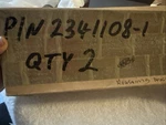 2341108-1, Pin, New Learjet,airplane Parts. Fixed Price $600.00.