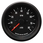 Vd 85MM 3-3/8" Electrical Tachometer 8000 Rpm White Led Gasoline Black Bezel. Fixed Price $51.77.