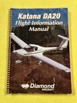 Diamond Katana Flight Information Manual Booklet DA202/9 1996 Copyright. Fixed Price $15.00.