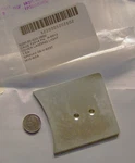 Aircraft H1 H60 Landing Light Cover Plate Aluminum 5.57"L 3.13"W .07"T (2).115". Fixed Price $53.97.