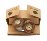 Gilles Berthoud Mtb Handlebar End Plugs Pair Cork Leather New Nos Nib. Fixed Price $39.99.