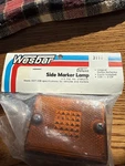 Wesbar Side Marker Lamp Light Part 3111 Brand New In Package. Fixed Price $9.99.