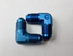 Npt 1/2" Sae 45 Flared Male Elbow Blue Anodized Aero /race Aluminum Fittings. Fixed Price $8.00.