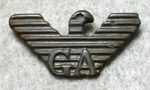 Ww Ii "goodyear Aviation" (ga) Eagle Pin, Made Of Pewter Or Tombac,derigible. Fixed Price $25.00.