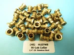 (40) HL87W8 Hi-lok Stainless Steel Collars For 1/4 -28 Pins Aircraft Aerospace. Fixed Price $45.00.