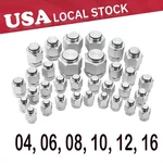 64PCS Orfs O-ring Plug Cap Hydraulic Flat Face Seal Fittings Ors Kit 4-16MM. Fixed Price $53.99.