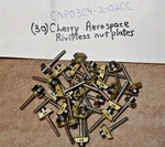 (30) Cherry Aerospace. CNP03C4-2-02CC Rivetless Nut Plates. Surplus Locne. Fixed Price $109.00.
