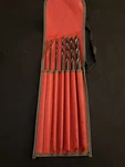 Snap Tools 12" Long Aircraft Drill Bit Set Kit DBK7 1/8" 1/2". Fixed Price $99.95.