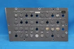 Used Cessna 402B Aircraft Breaker Panel P/n 5818121-19 (26595). Fixed Price $138.00.