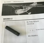 Cessna 5042003-2 Aircraft Bushing Sleeve Bearing Airframe Genuine Oem New. Fixed Price $108.00.
