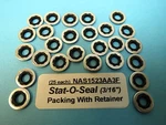 Stat-o-seal Washers With Molded O-ring Packing 3/16" Id NAS1523AA3F (25). Fixed Price $27.50.