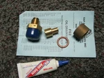 Saf-air Products Oil Drain Valve F62 New With Adapter. Fixed Price $100.00.