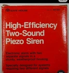 Vintage Radio Shack High-efficiency Two Sound Piezo Siren 49-487 New. Fixed Price $24.74.