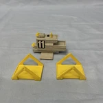 Vintage 1988 Micro Machines Aircraft Carrier Parts Bridge Others. Fixed Price $10.00.