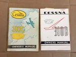 Cessna 310B 310C Owners Lot Of Two Manuals. Fixed Price $50.00.