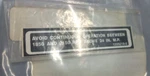 Cessna P/n 1205218-2 Placard. Fixed Price $18.92.