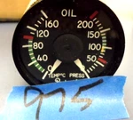 Beechcraft Oil Temp & Pressure Indicator P/n 101-384122-5 S/n 07790313 (ar). Fixed Price $225.00.