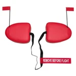Beechcraft Musketeer A23A Cowl Plugs W/ Rbf Streamer (color: Red). Fixed Price $169.95.