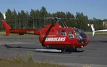 Eurocopter BO-105 CBS-4 Super Five Desktop Wood Helicopter New Model Small 1/48. Fixed Price $203.00.