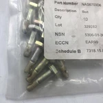 (10) California Screw NAS6703D6 Safety Bolt 10-32 , 47/64 Long (pack Of. Fixed Price $59.77.
