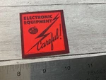 Original 1961 Republic Aviation Electronic Equipment Sticker. Fixed Price $49.77.