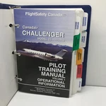 Canadair Challenger CL-600-2B16 Pilot Training Manual Vol. Operational Info. Fixed Price $95.00.