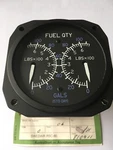 Cessna Fuel Qty Indicator P/N:302-902-004 S/N:1525. Fixed Price $299.00.