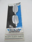 Set Of Drag Specialties Nos 3 Inch Male Chrome Footboards 1621-0722. Fixed Price $139.99.