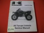 Kawasaki Atv Lakota Kef 300 A1 Factory Service Manual #99924-1187-01 1995. Fixed Price $39.90.