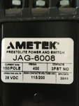 (8) Ametek JAG-6008 Stock # 6110-01-367-8921 K1P/N 88-21066. Fixed Price $1600.00.