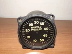 Vintage Military Aircraft Manifold Pressure Indicator (manning Maxwell & Moore). Fixed Price $39.99.