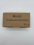 Lake Industries Alkaline Water Pitcher Cartridge 4 Pack Sealed Filters. Fixed Price $39.99.