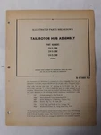 Sikorsky Tail Rotor Hub Assembly Illustrated Parts Breakdown 1953 Original. Fixed Price $23.00.
